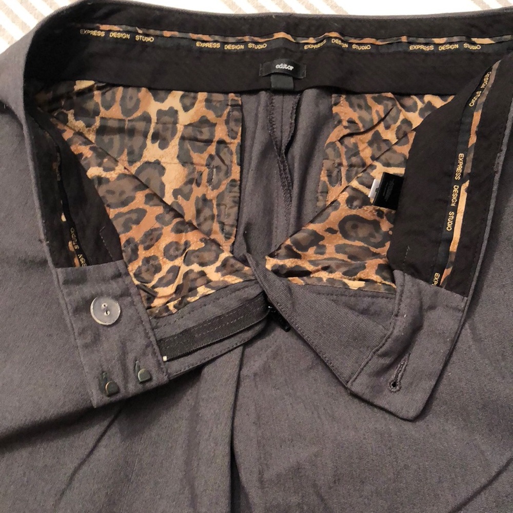 Express dark gray Editor pants - Picture 2 of 4